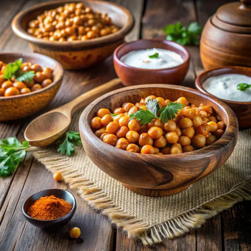 Zöldfűszeres Csicseriborsó Köles Tál