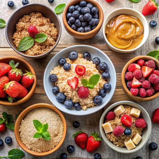 Friss Quinoa Gyümölcs Tál