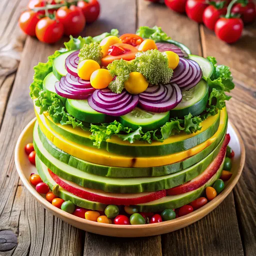 Avokádós Zöldség Szivárvány